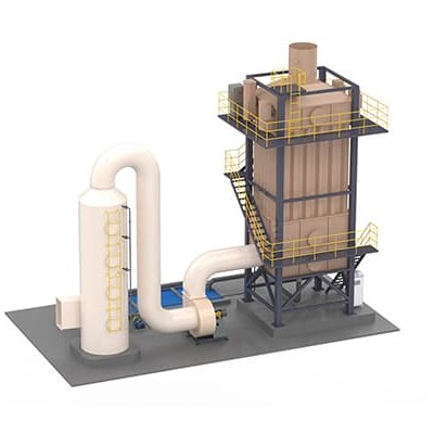 Wet Electrostatic Precipitator Flue Gas And Dust Treatment Black Smoke, White Smoke And Yellow Smoke