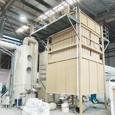 Rotary Kiln Flue Gas Exhaust Treatment, Smoke And Dust Purification, No Visible Smoke And No Smell, 
